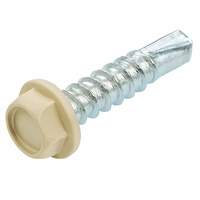 10-16 X 5/8 U/S HWH SDS PT.CASHMERE  ZINC